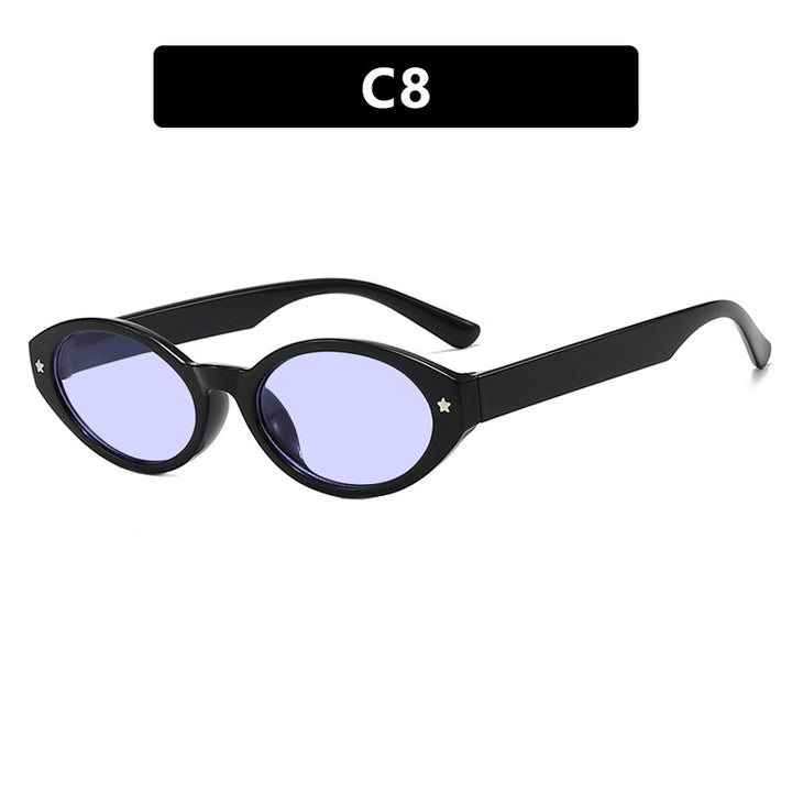 Damen Cat-Eye Sonnenbrille mit elegantem Tragetaschen-Design Karnz