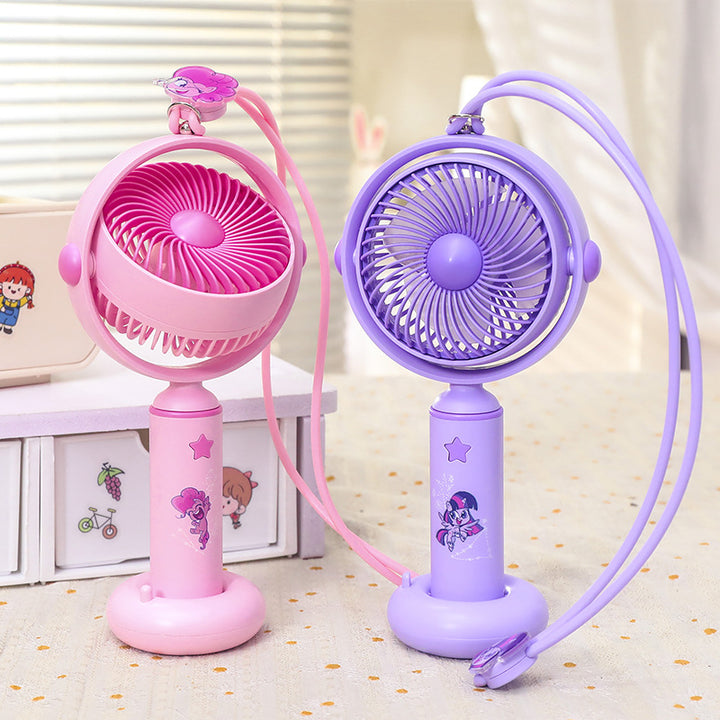 Unisex Tragbarer USB-Handventilator mit flexiblem Hals Karnz