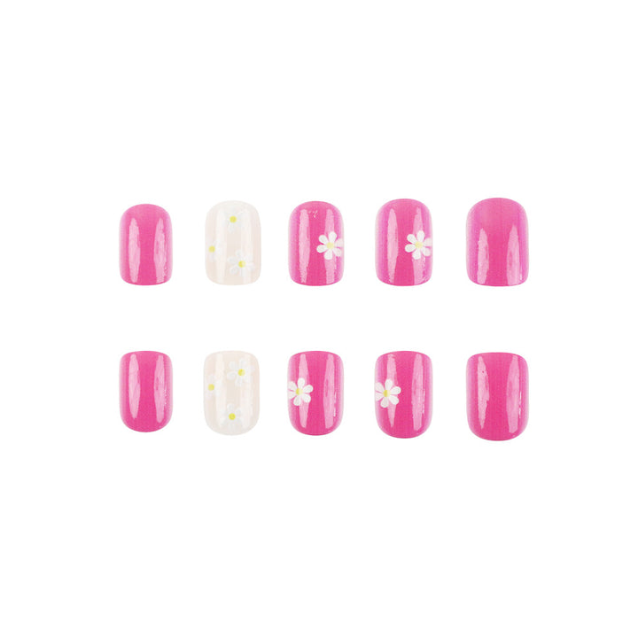 Floral Verziertes Gel-Nagelkunst-Set Karnz
