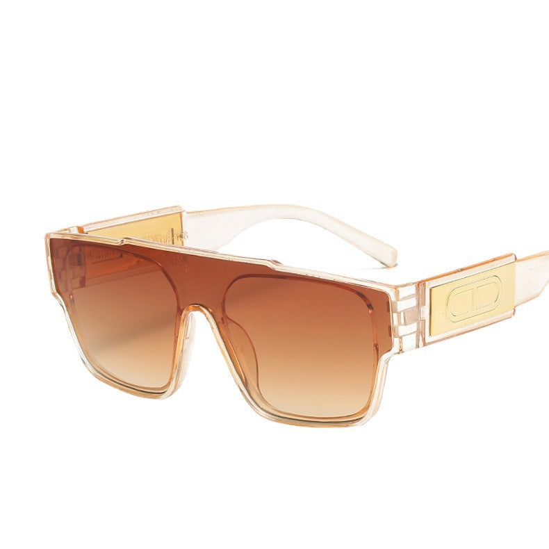 Damen Modische oversized Schlagschutz-Sonnenbrille im extravaganten Design Karnz