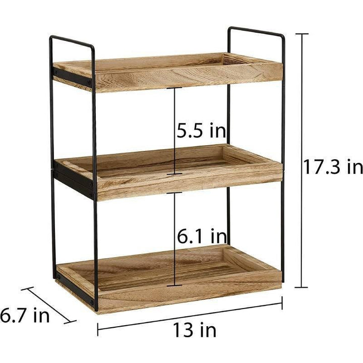 Regal Aus Holz und Metall Karnz