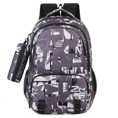 Multifunktionaler Grafikdruck Laptop-Rucksack