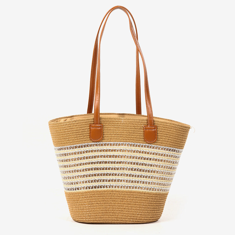 Damen Strandtasche mit elegantem geflochtenem Design Karnz