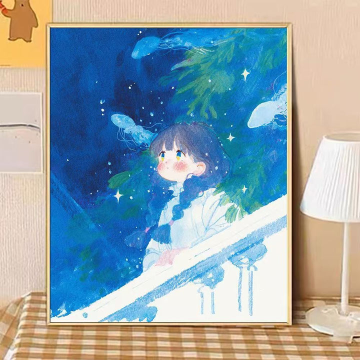 Traumhafte Unterwasser-Abenteuer Wandkunst Karnz