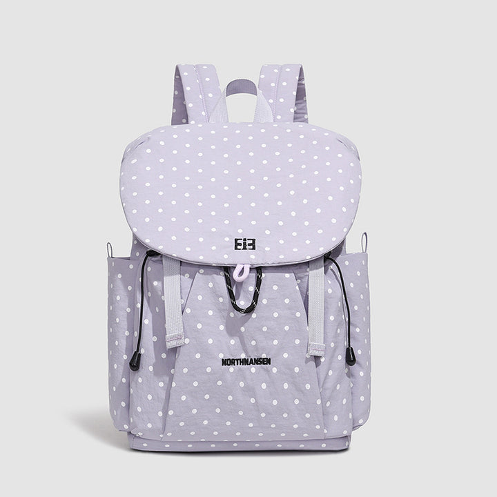 Polka Dot gemusterter Kordelzug-Rucksack