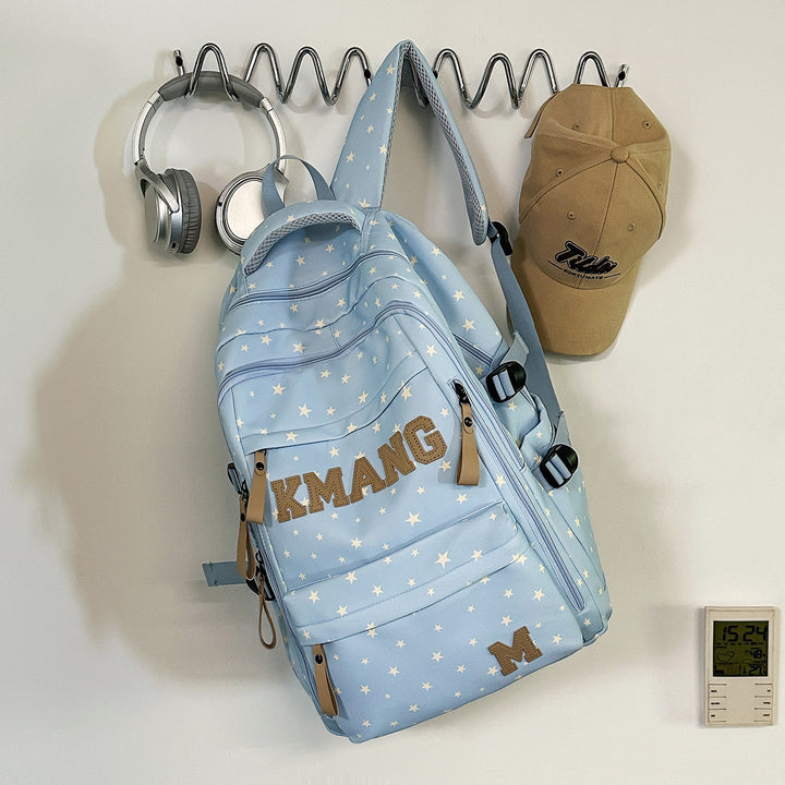 Trendiger Sternmuster-Rucksack Karnz
