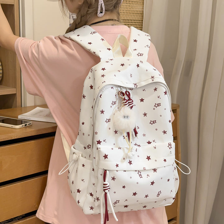 Lässig Leichter Sternen-Print Rucksack Karnz