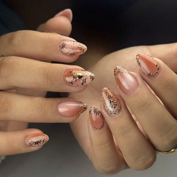 Künstlerisches Floral Nagelkunst Set