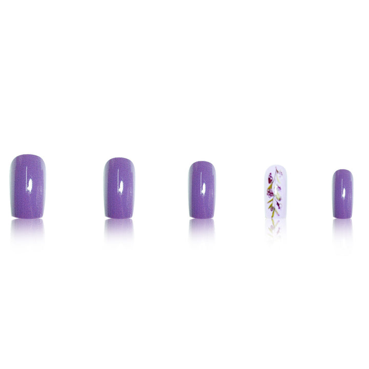 Floral Nail Art Press-On Extensions Karnz