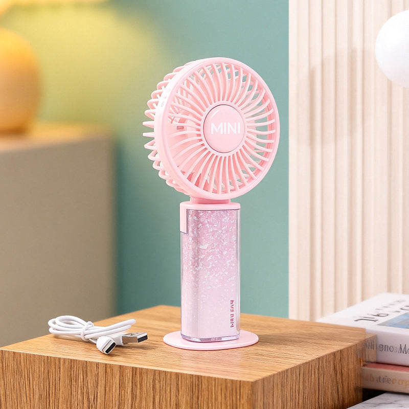Damen Tragbarer Handventilator mit flexibler Aufladung Karnz