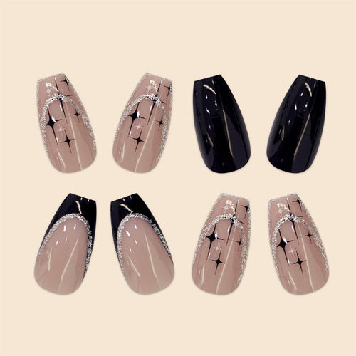 Glamouröse Stiletto Nagelkunst Verlängerungen