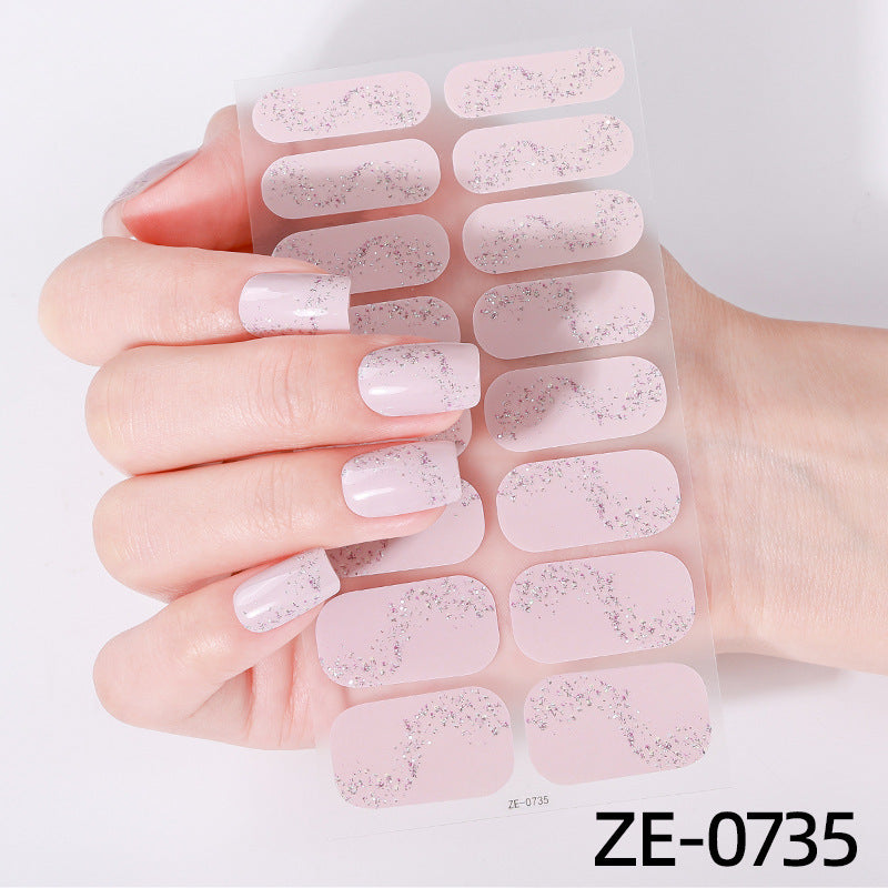 Künstlerische Nagelkunst-Wickel