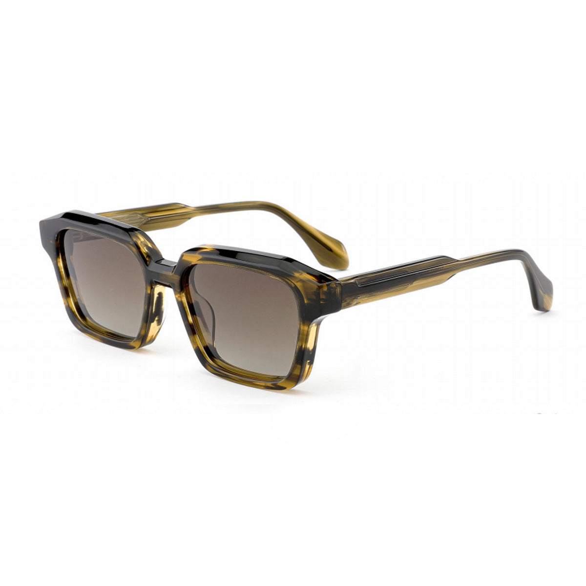 Damen modische Sonnenbrille im innovativen kubistischen Design Karnz