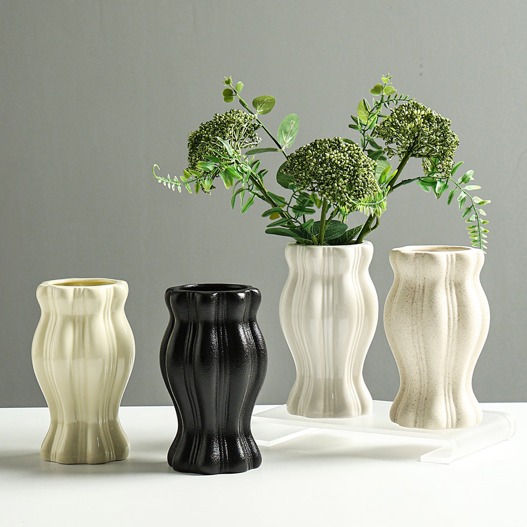Elegante dekorative Keramikblumenvase