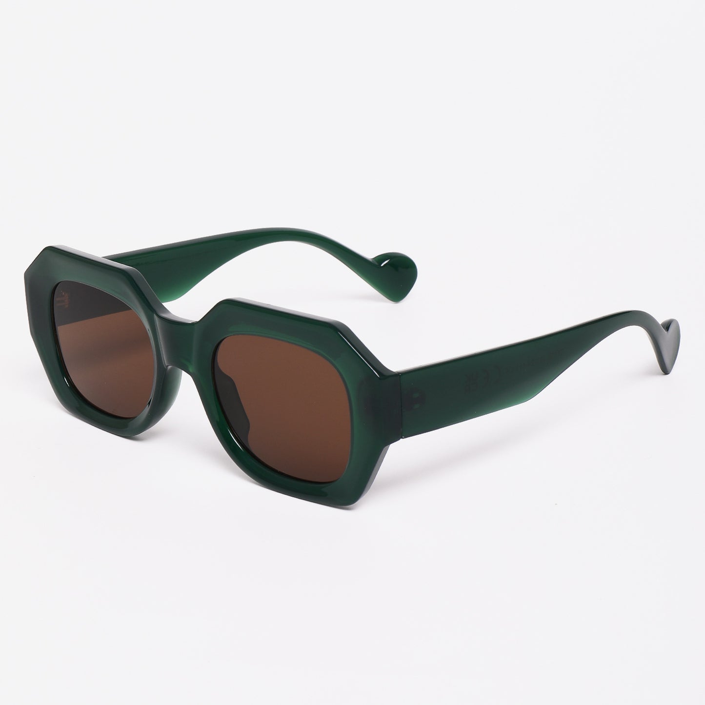 Damen Sonnenbrille im einzigartigen, achteckigen Design mit polarisierten Gläsern Karnz