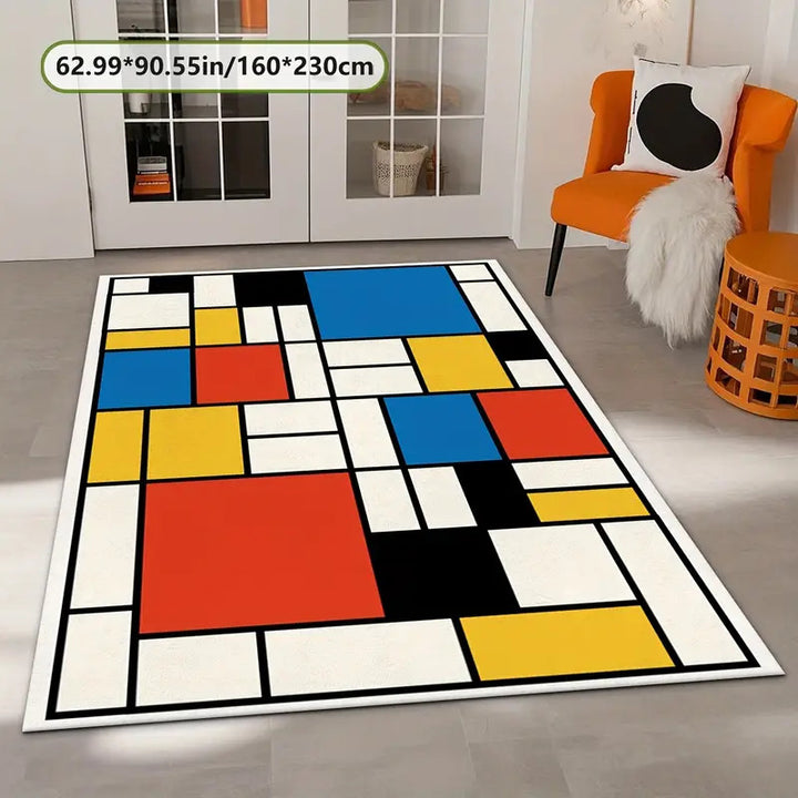 Zeitgenössischer geometrischer Teppich
