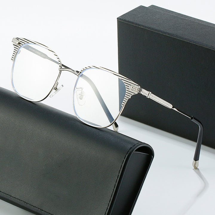 Damen Designer-Sonnenbrille mit luxuriösem Rahmen und verspiegelten Gläsern Karnz