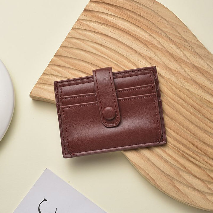 Minimalistischer Lederkartenhalter Karnz