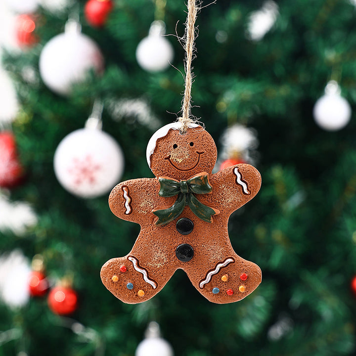Dekorative Weihnachtsfigur im Lebkuchenmann-Design Karnz