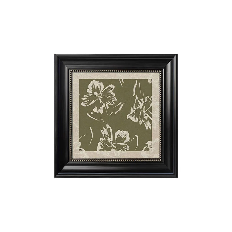 Verzierte Blumige Wandkunst