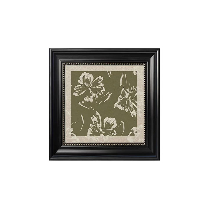 Verzierte Blumige Wandkunst