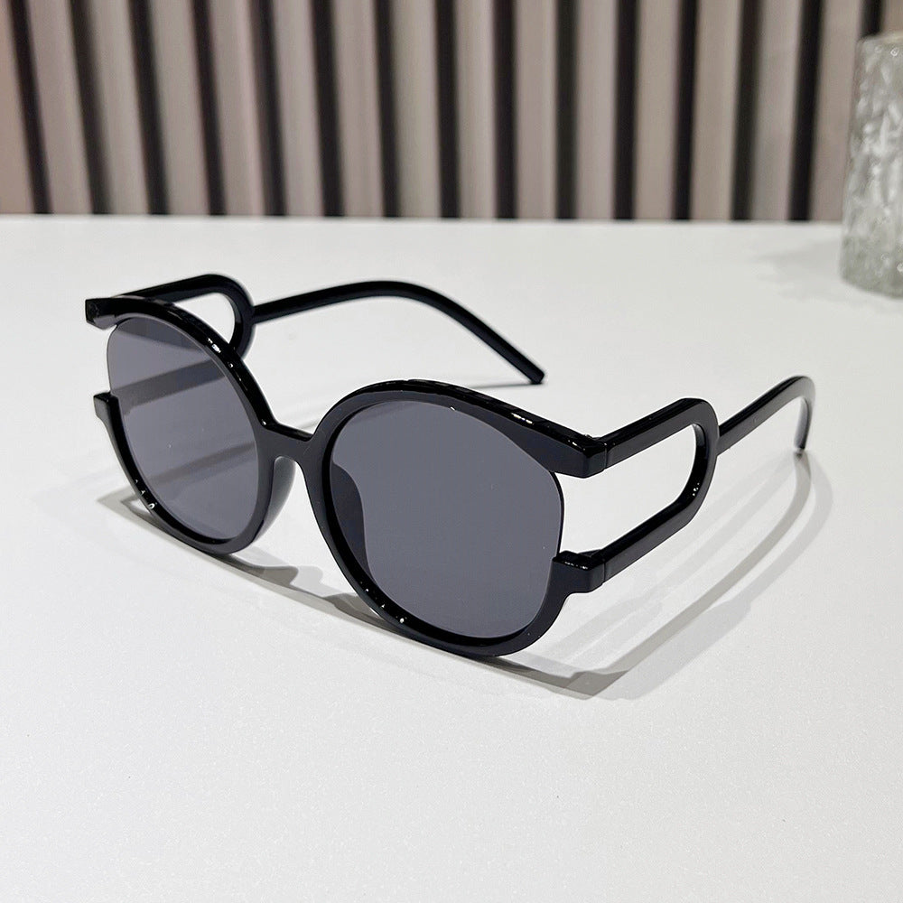 Avant-Garde Zirkuläre Rahmen Sonnenbrille Karnz