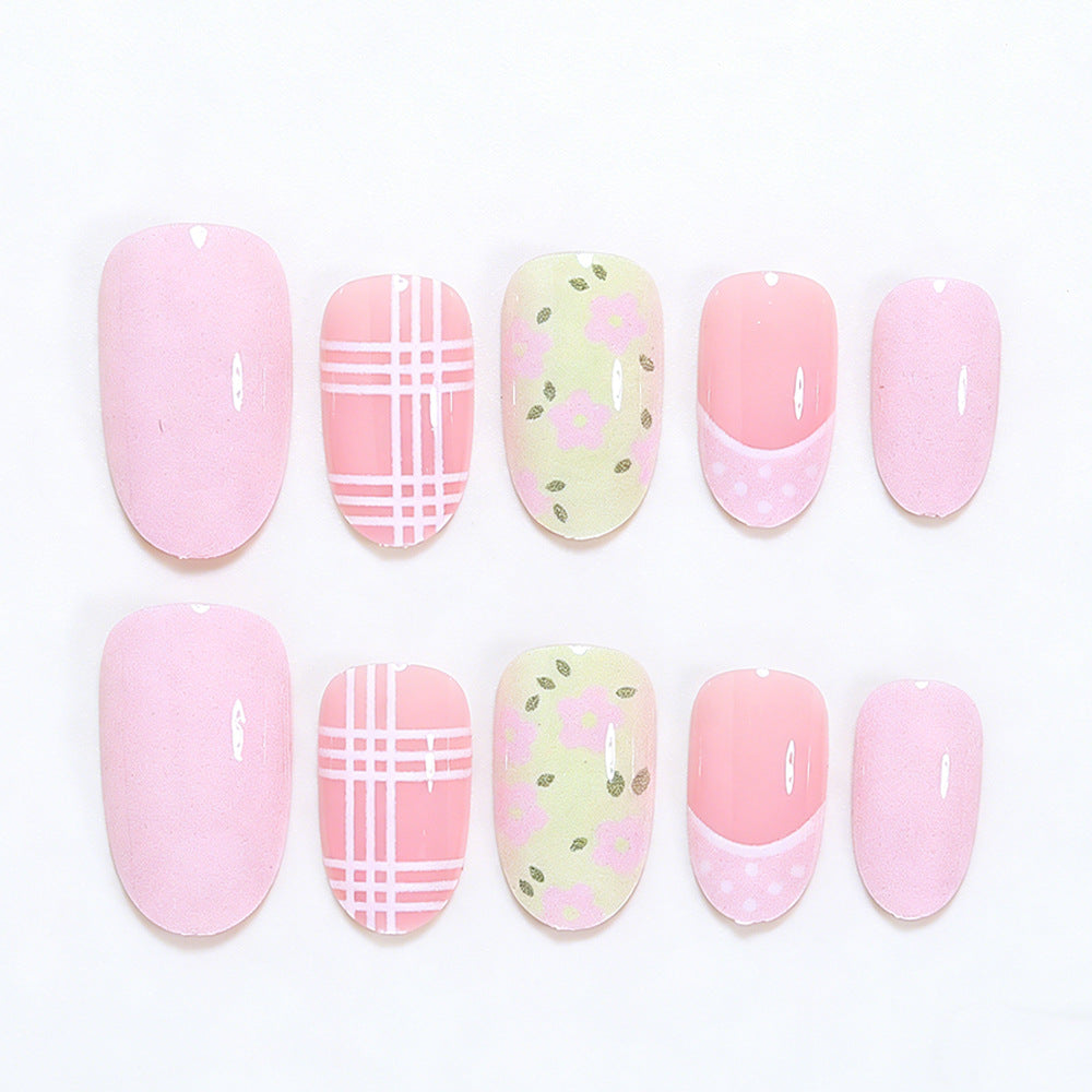 Blumenmuster Press-On Nagelkunst Tipps Karnz