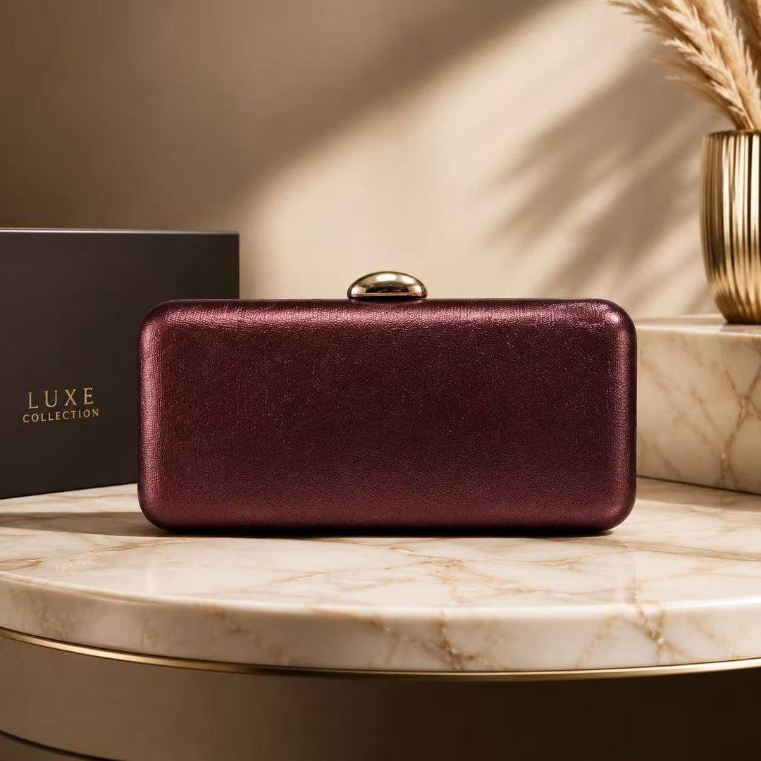Elegante Strukturierte Clutch