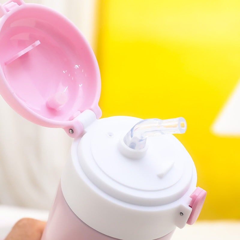 Damen Isolierte Trinkflasche mit niedlichem Hunde-Motiv Karnz