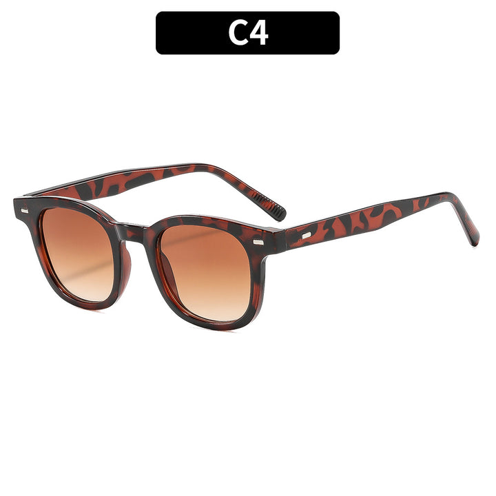 Retro-Quadratische-Rahmen-Brille