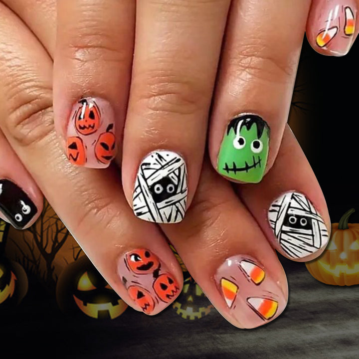 Halloween-Themen 3D Nagel Kunst Erweiterungen Karnz 1789713452