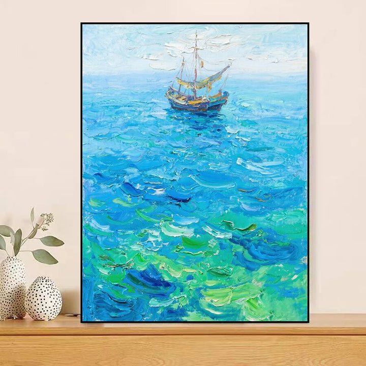 Maritimes Seeland Leinwandkunst Karnz