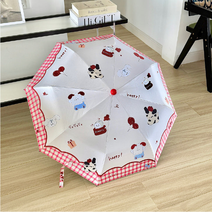 Damen Regenschirm mit niedlichem Design Karnz