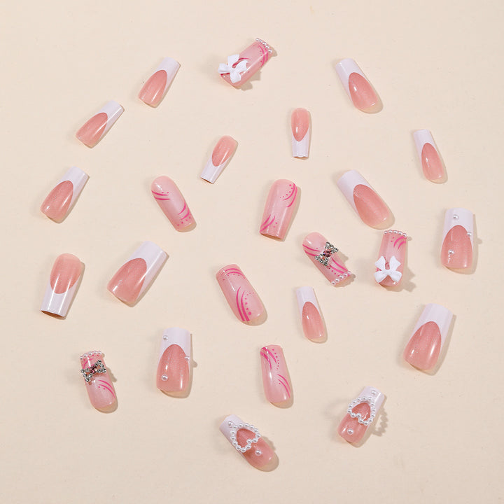 Elegante dekorative 3D-Nagelerweiterungen Karnz
