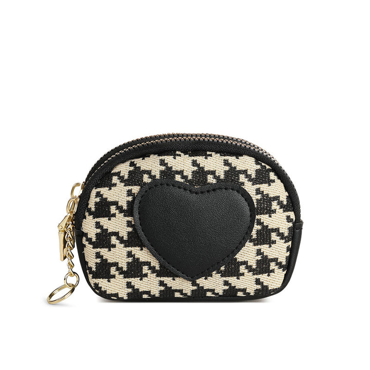 Stylische doppelte Reißverschluss-Münztasche