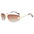 Damen futuristische Sonnenbrille mit sportlichem Design und UV-Schutz Karnz