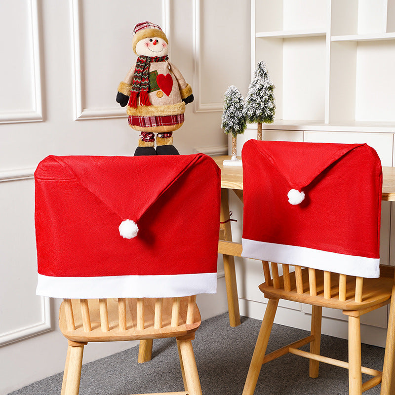 Festlicher Stuhlüberzug mit Weihnachten-Motiv Karnz