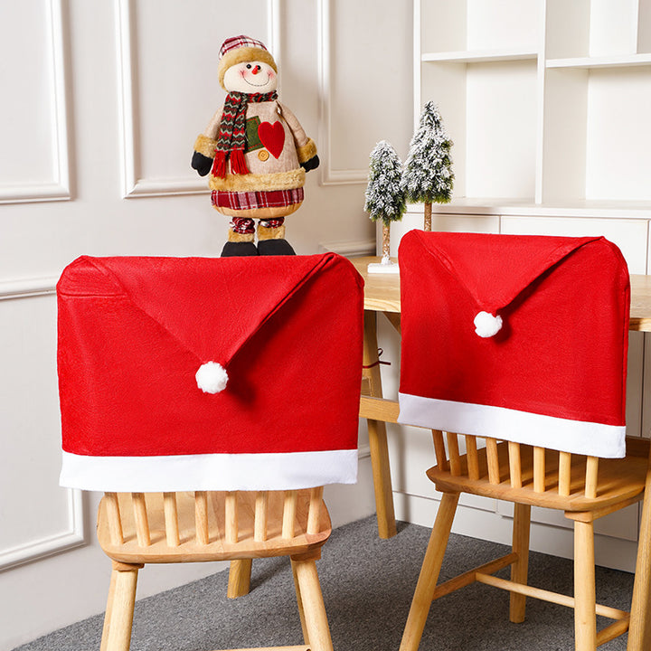 Festlicher Stuhlüberzug mit Weihnachten-Motiv Karnz