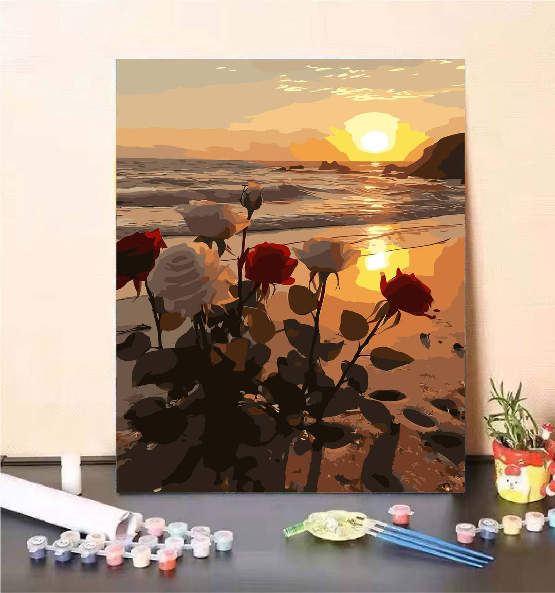 DIY Landschaft Malen nach Zahlen Kunstset Karnz