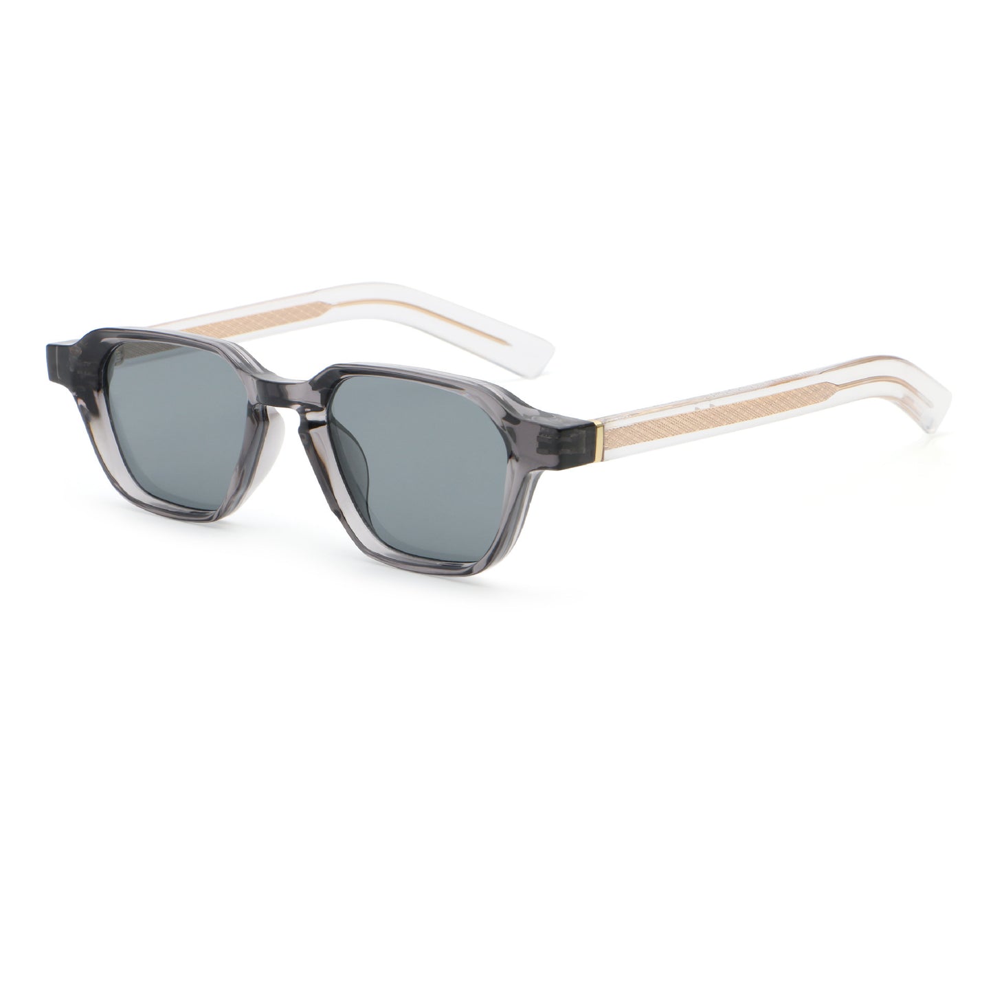 Damen Sonnenbrille im besonderen Design mit eckigen Gläsern Karnz