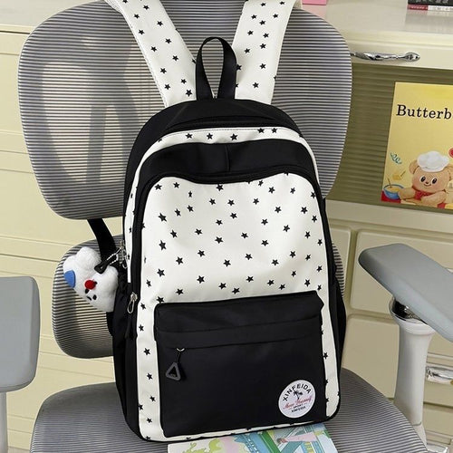 Lässiger Rucksack mit Sternmuster