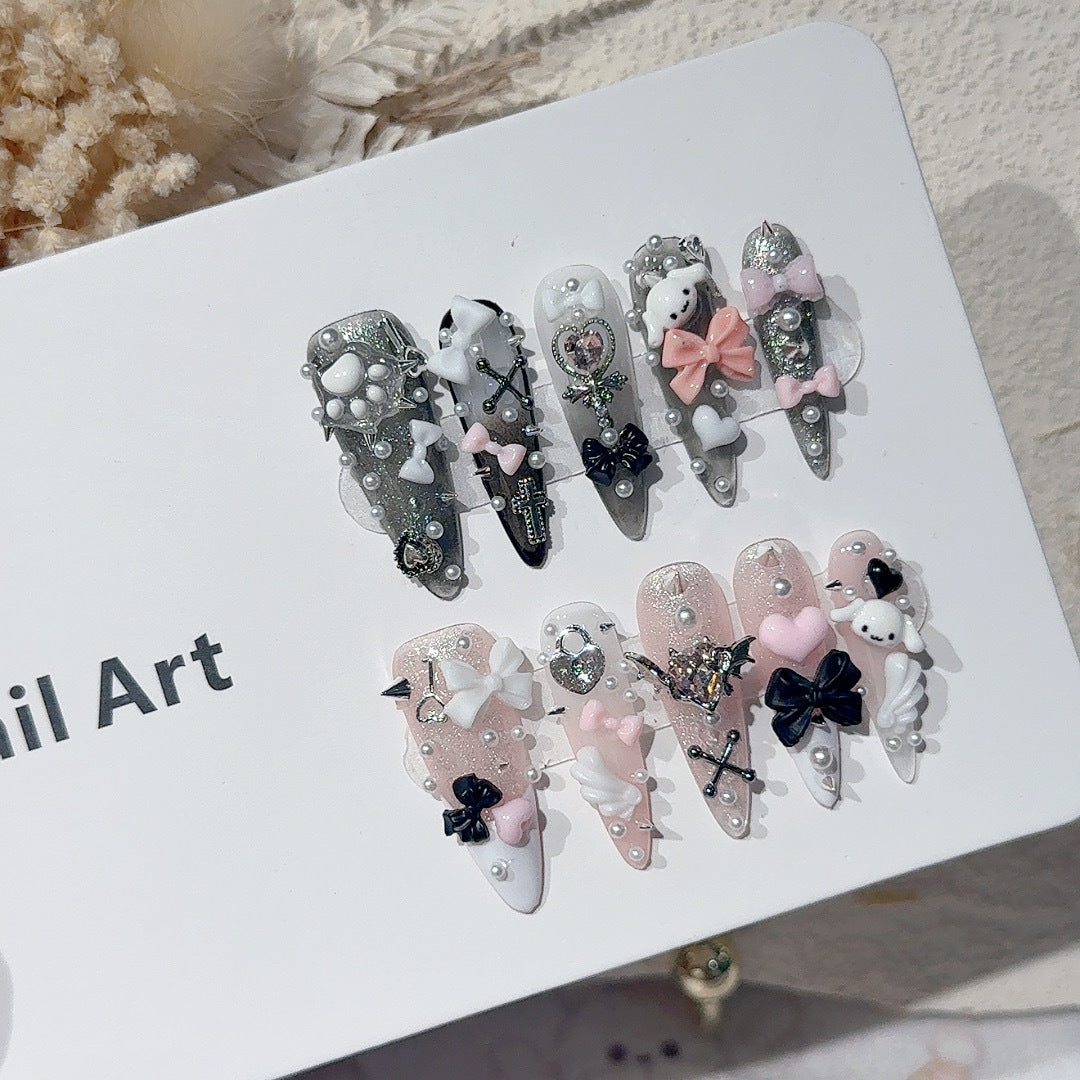 Verspielt 3D Nagelkunst Set