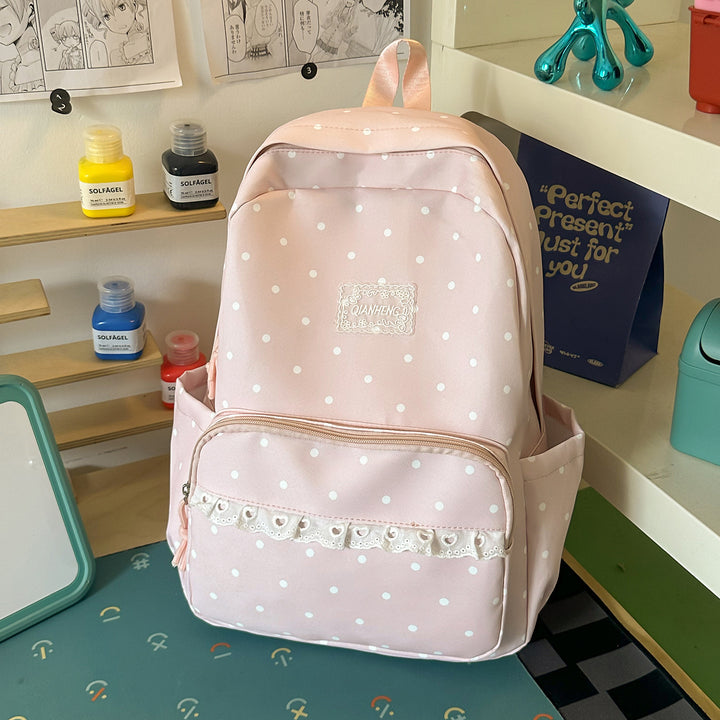 Polka Dot Dekorative Rucksack Karnz