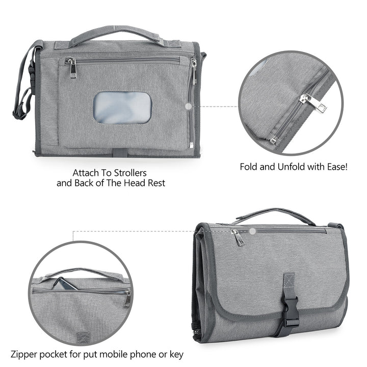 Praktische Wickeltasche mit Multifunktionalen Fächern Karnz
