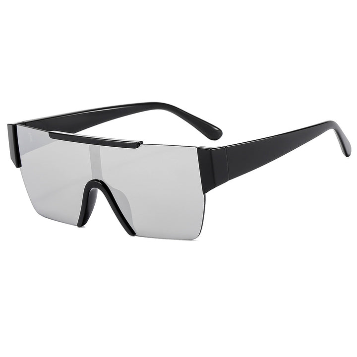 Damen trendige Oversized-Sonnenbrille im futuristischen Design Karnz