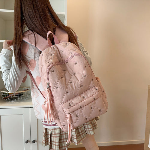 Gesteppt stilvolles Alltags-Rucksack Karnz