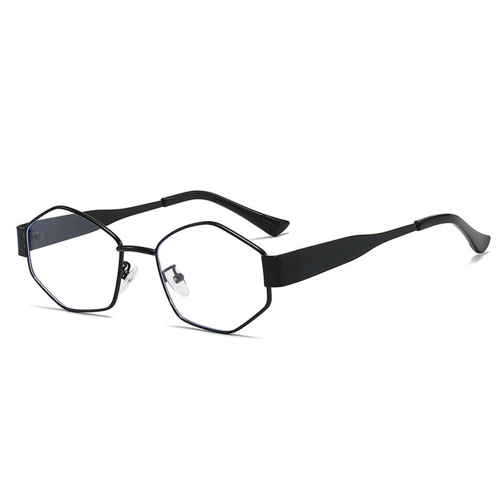 Damen modische Sonnenbrille im eleganten Sechseck-Design Karnz