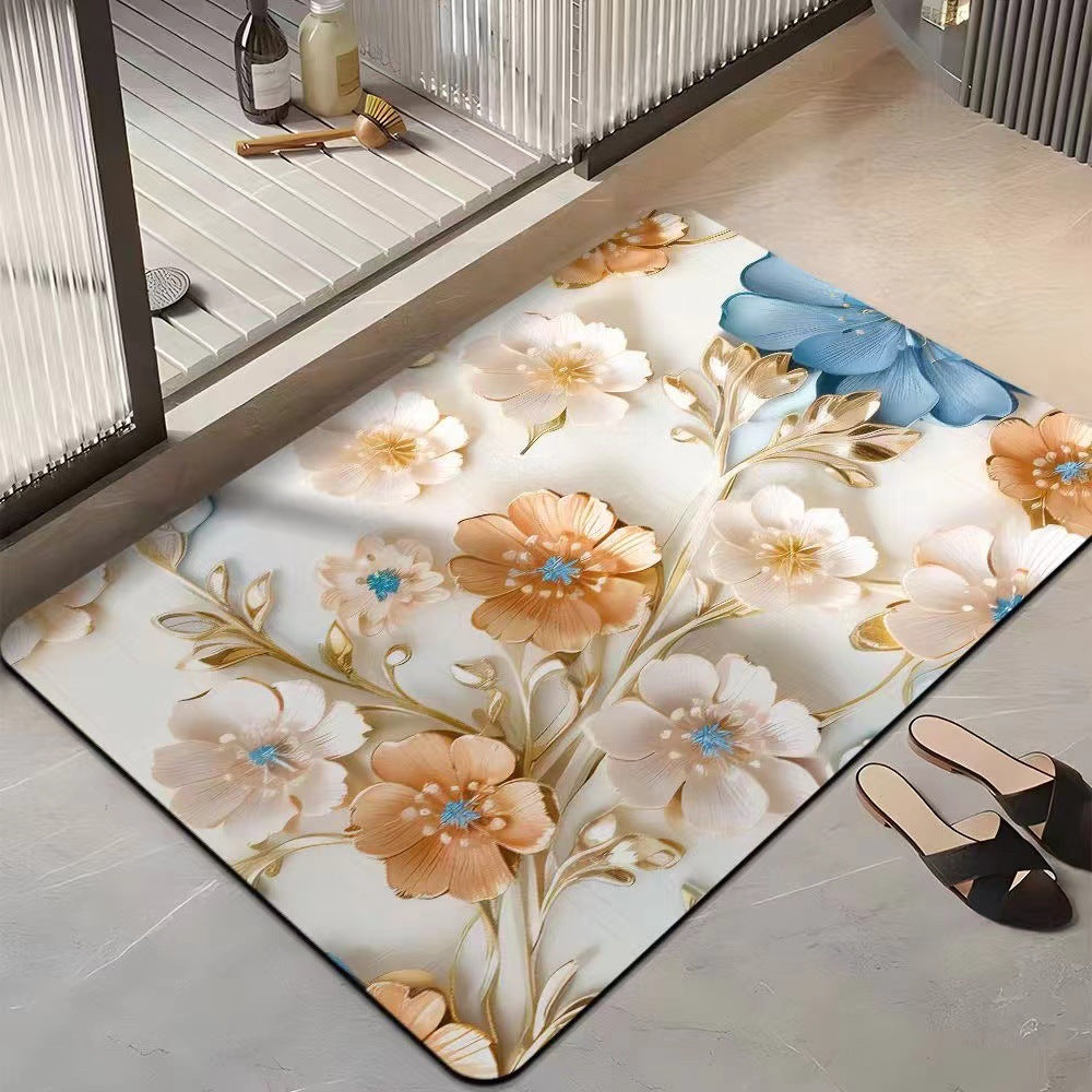 Blumenmotiv Komfortbereichsmatte Karnz