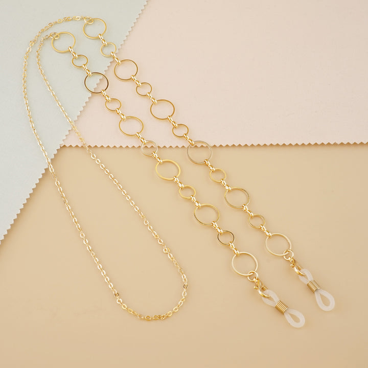 Stylische Link Brillen Kette Karnz