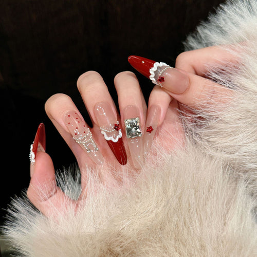 Künstlerisches Elegantes Press-On Nagelset